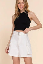 Belted Cargo Shorts | Mixtshop LLC