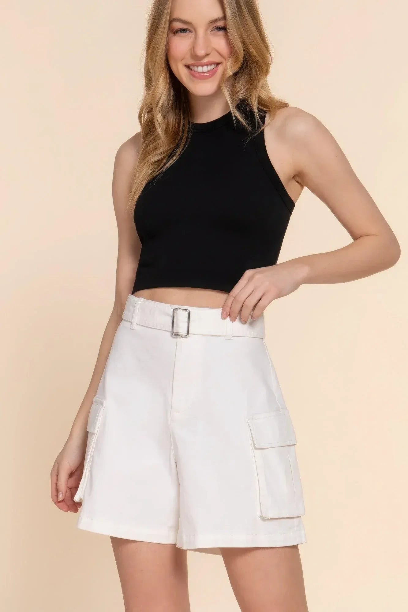 Belted Cargo Shorts | Mixtshop LLC