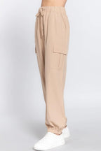 Light Weight Stretch Woven Cargo Jogger Pants | Mixtshop LLC