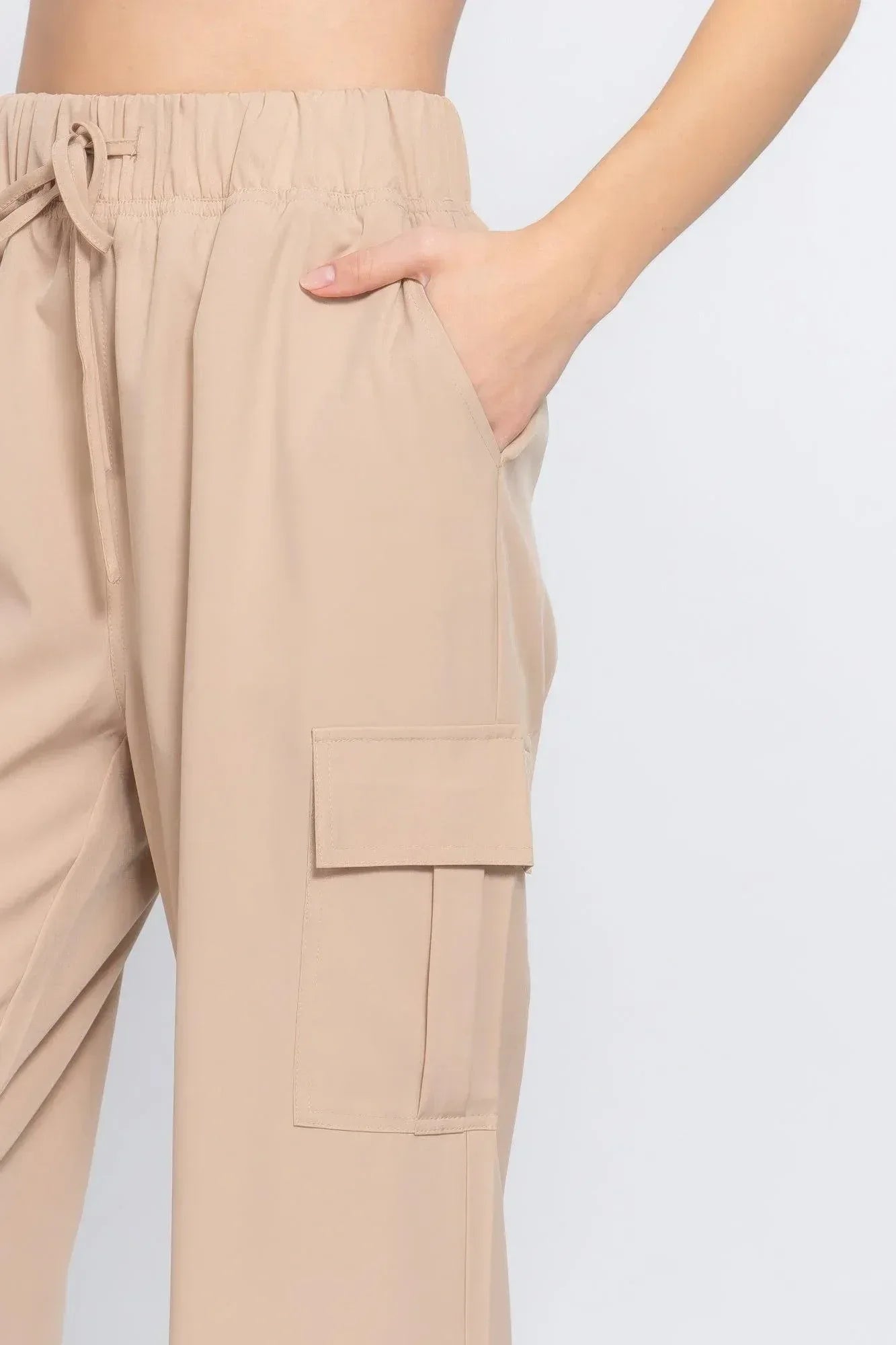 Light Weight Stretch Woven Cargo Jogger Pants | Mixtshop LLC