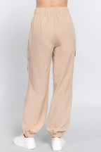 Light Weight Stretch Woven Cargo Jogger Pants | Mixtshop LLC
