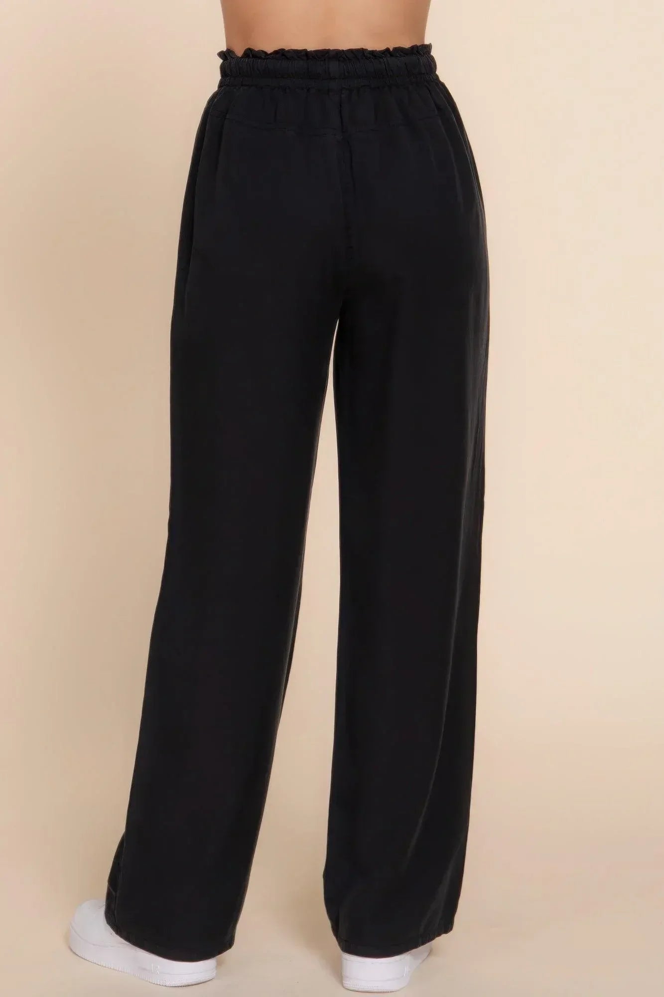 Elastic Waist Tencel Long Pants | Mixtshop LLC