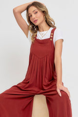 Adjustable Strap Overall Wide Leg Jumpsuit | Mixtshop LLC