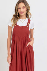 Adjustable Strap Overall Wide Leg Jumpsuit | Mixtshop LLC