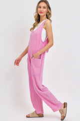 Mineral Washed Summer Jumpsuit | Mixtshop LLC