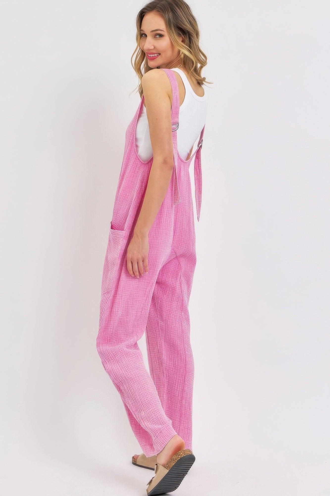 Mineral Washed Summer Jumpsuit | Mixtshop LLC
