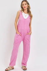 Mineral Washed Summer Jumpsuit | Mixtshop LLC
