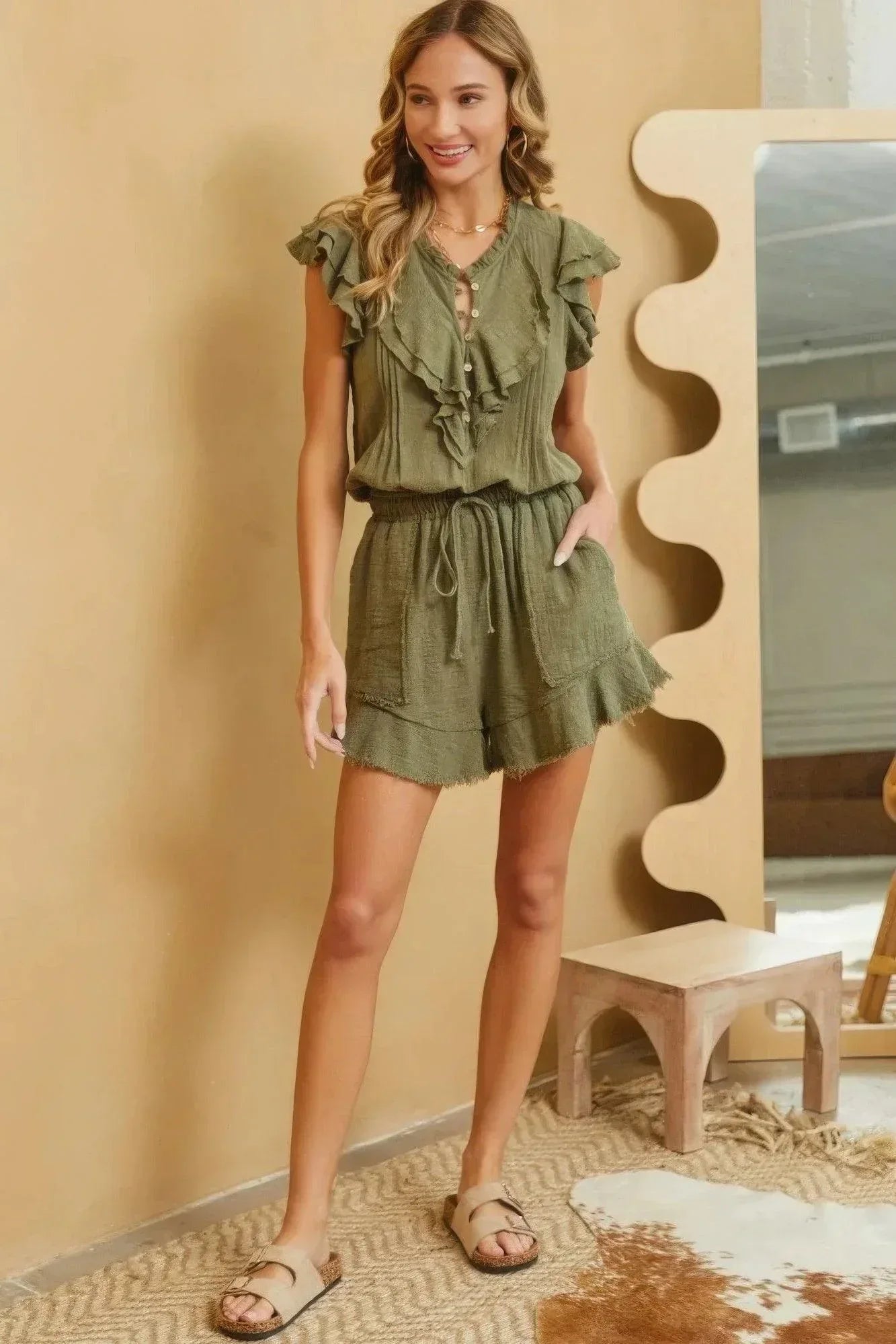 Ruffle Romper Secondary image