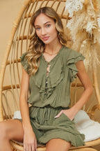 Ruffle Romper | Mixtshop LLC