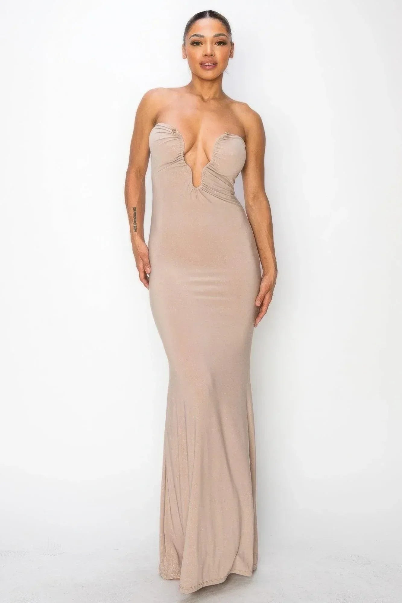 Glitter Ity Tube Maxi Dress | Mixtshop LLC Main image
