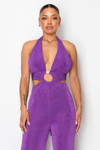 Olid Slinky Wide Legs Jumpsuit | Mixtshop LLC