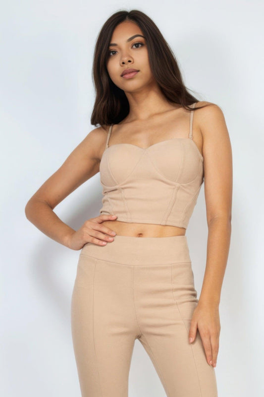 Corset Bustier Sweetheart Crop Top | Mixtshop LLC