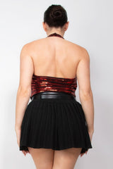 Surplice Halter Sequin Top | Mixtshop LLC