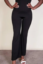 Ribbed sleeveless wide leg jumpsuit | Mixtshop LLC