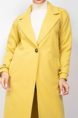 Collar pocketed coat | Mixtshop LLC