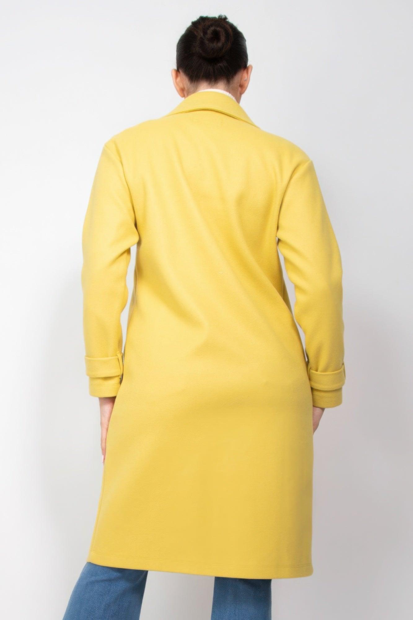 Collar pocketed coat | Mixtshop LLC