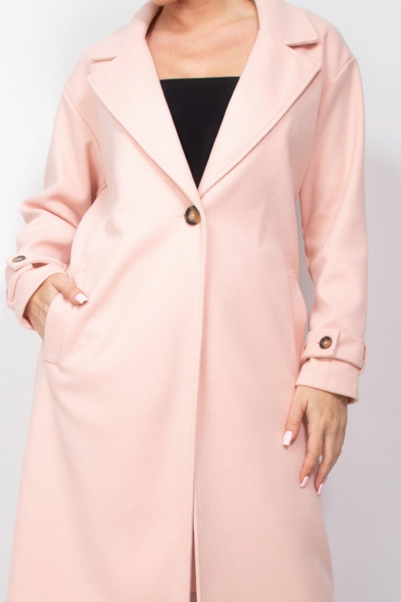 Collar pocketed coat | Mixtshop LLC