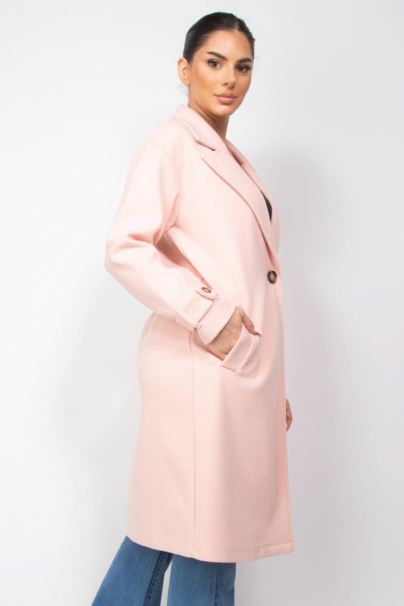Collar pocketed coat | Mixtshop LLC