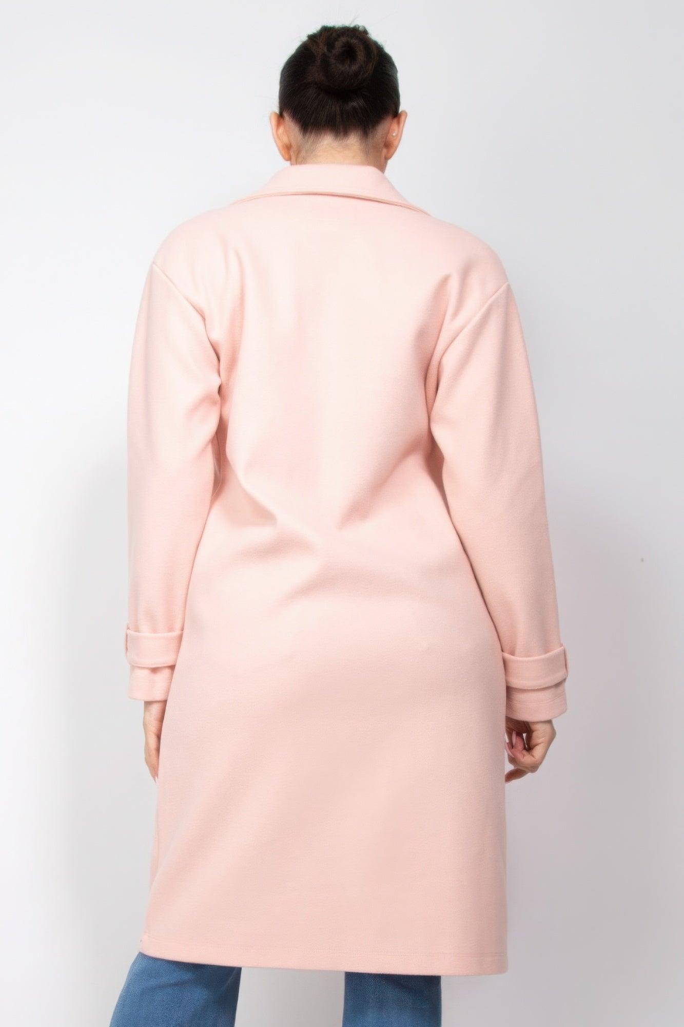 Collar pocketed coat | Mixtshop LLC