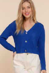 Long slv v-neck sweater cardigan | Mixtshop LLC