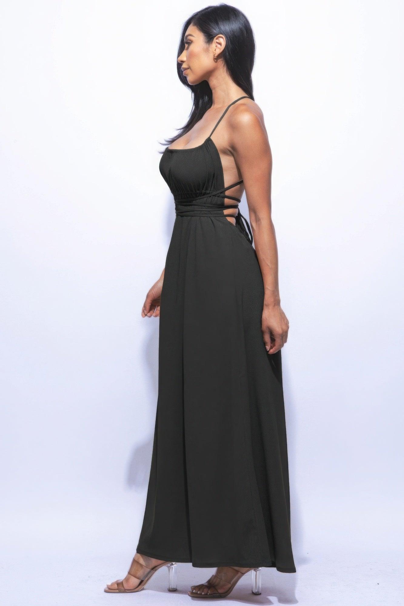 Side Slit Maxi Dress | Mixtshop LLC