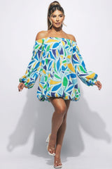 Off Shoulder Bubble Dress | Mixtshop LLC