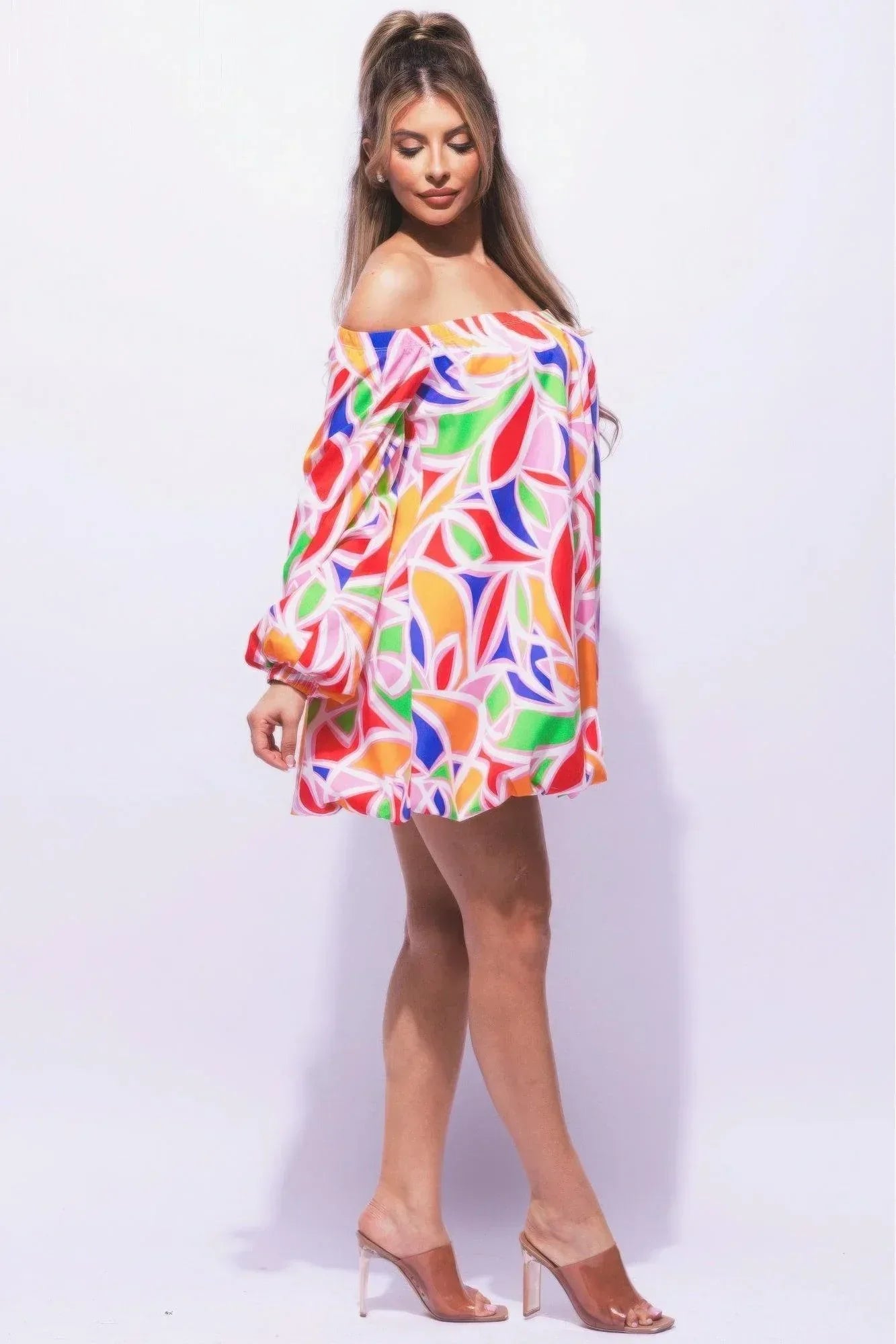 Off Shoulder Bubble Dress Secondary image