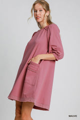 French Terry Mini Dress | Mixtshop LLC