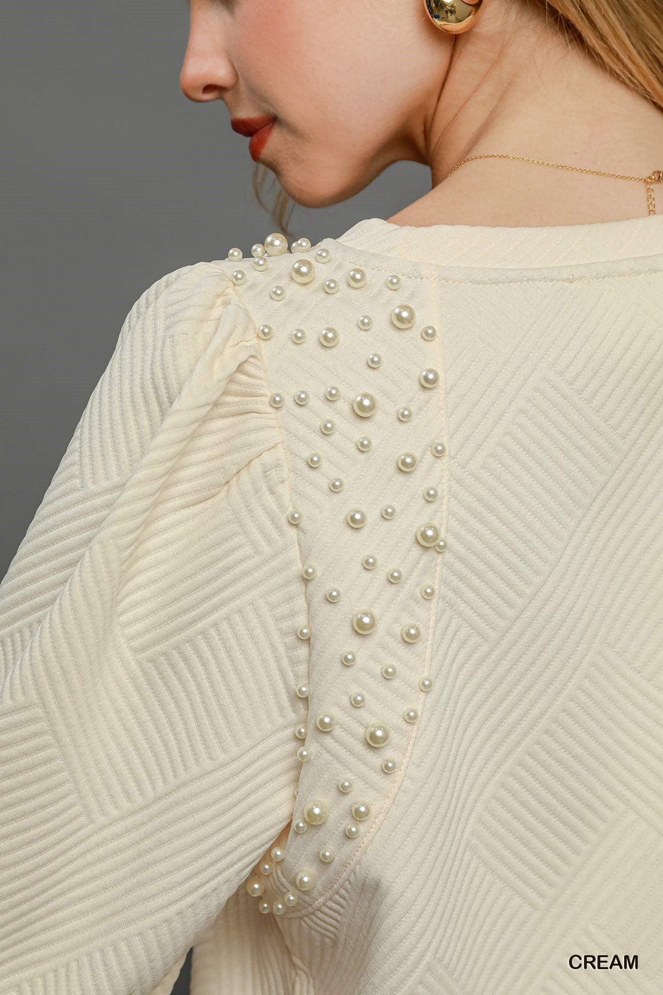 Puff Sleeve Knit Top | Mixtshop LLC