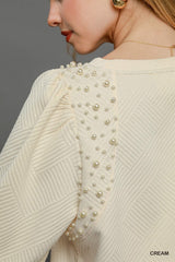 Puff Sleeve Knit Top | Mixtshop LLC