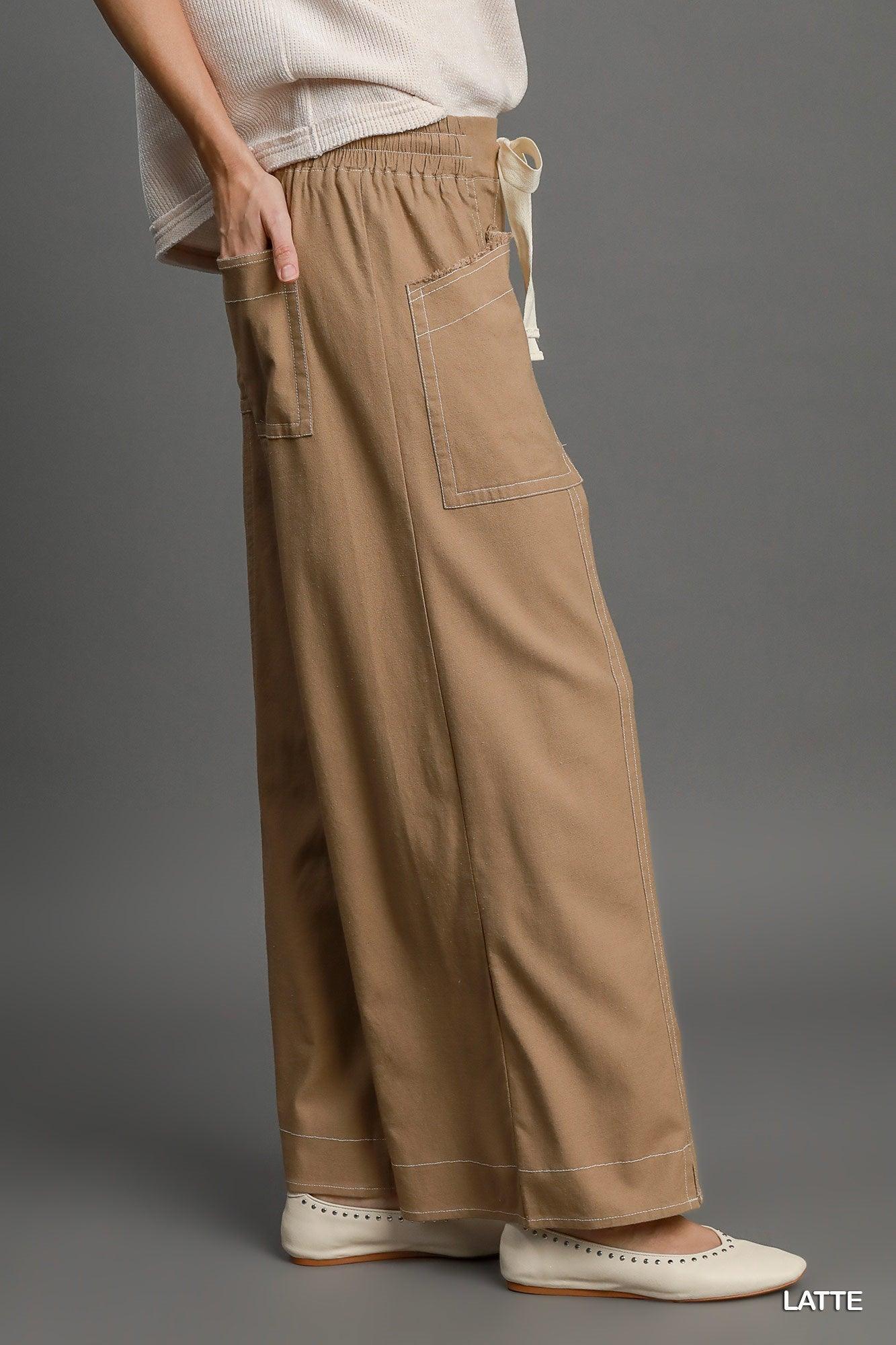 Wide Leg Pull On Pants | Mixtshop LLC