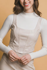 Faux leather corsetry | Mixtshop LLC