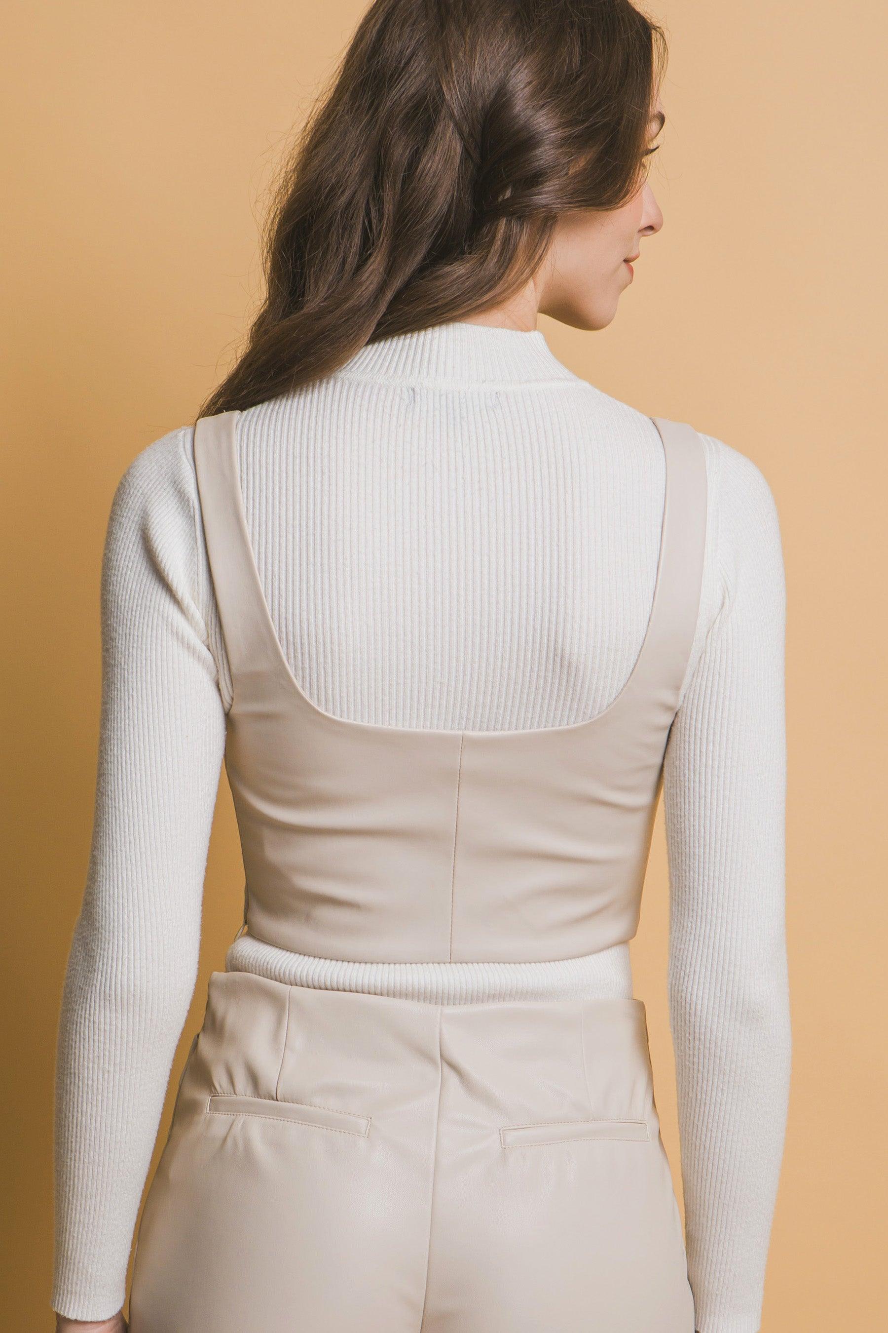 Faux leather corsetry | Mixtshop LLC