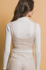 Faux leather corsetry | Mixtshop LLC
