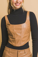 Faux leather corsetry | Mixtshop LLC