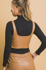Faux leather corsetry | Mixtshop LLC
