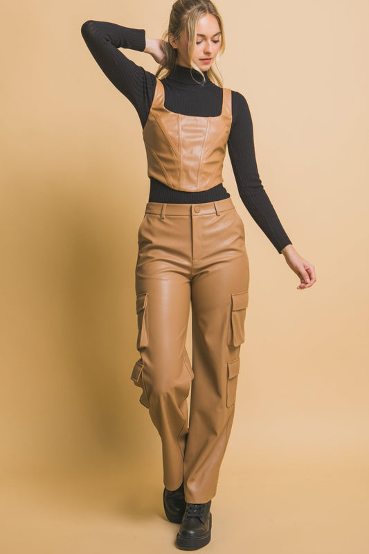 Faux leather corsetry | Mixtshop LLC