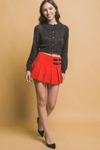 Short collard sweater | Mixtshop LLC