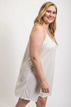 V-neck slip dress with adjustable straps | Mixtshop LLC