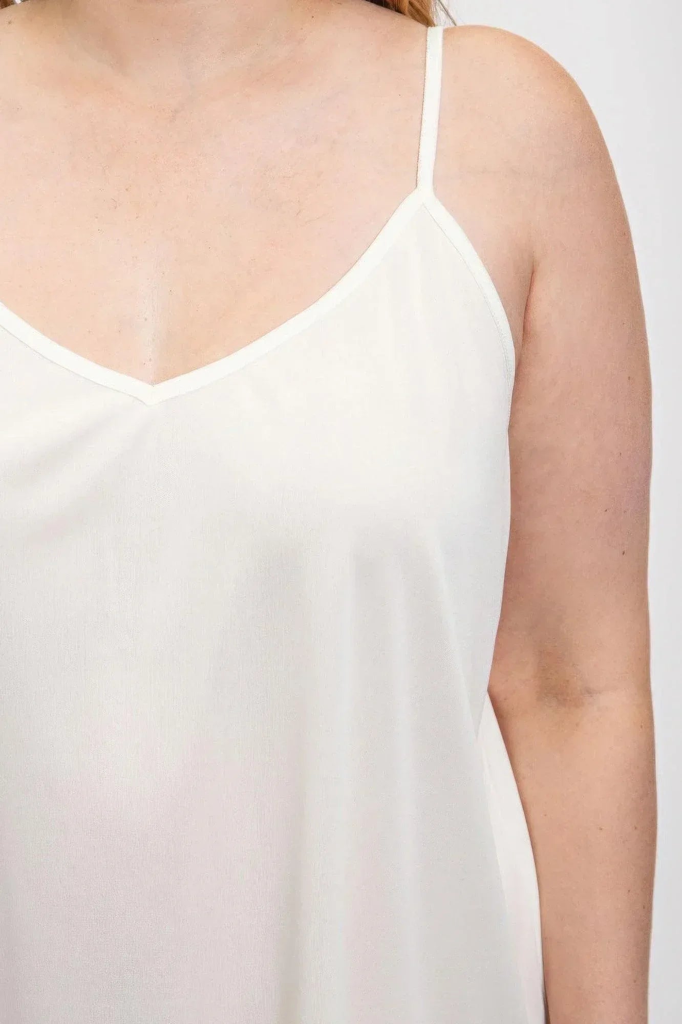 V-neck slip dress with adjustable straps | Mixtshop LLC