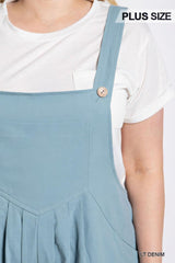 Pintuck detail overall with side pockets | Mixtshop LLC