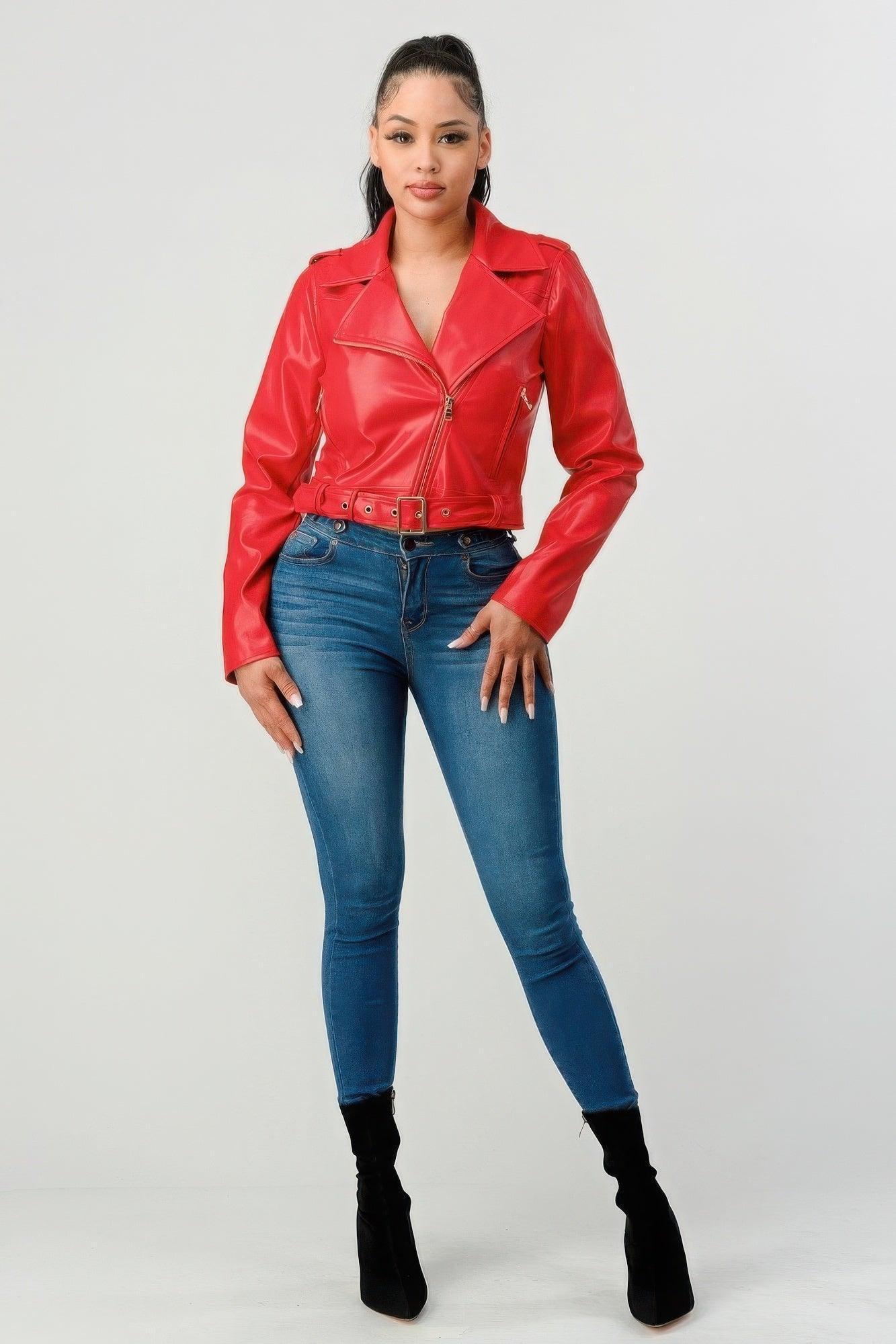 Pu Leather Jacket Secondary image