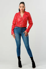 Pu Leather Jacket | Mixtshop LLC