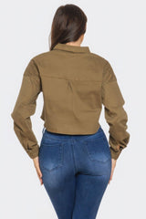 Bling Denim Button Down Shirt | Mixtshop LLC