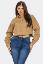 Bling Denim Button Down Shirt | Mixtshop LLC