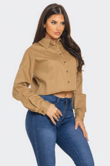 Bling Denim Button Down Shirt | Mixtshop LLC