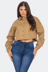 Bling Denim Button Down Shirt | Mixtshop LLC