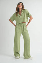 Button Up 2 Piece Set | Mixtshop LLC