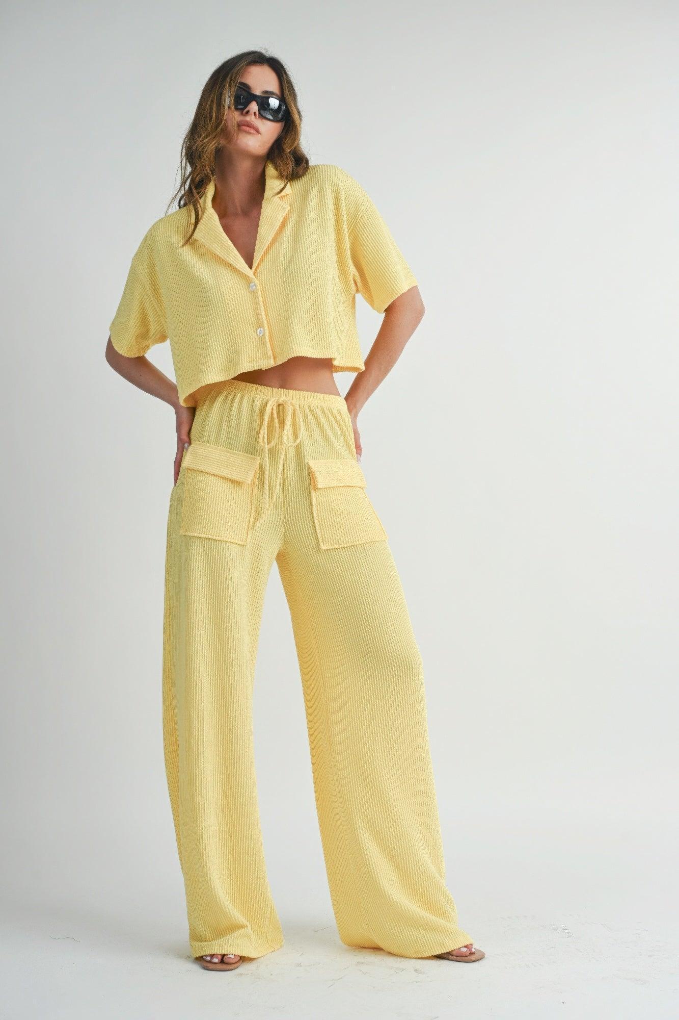 Button Up 2 Piece Set | Mixtshop LLC Main image