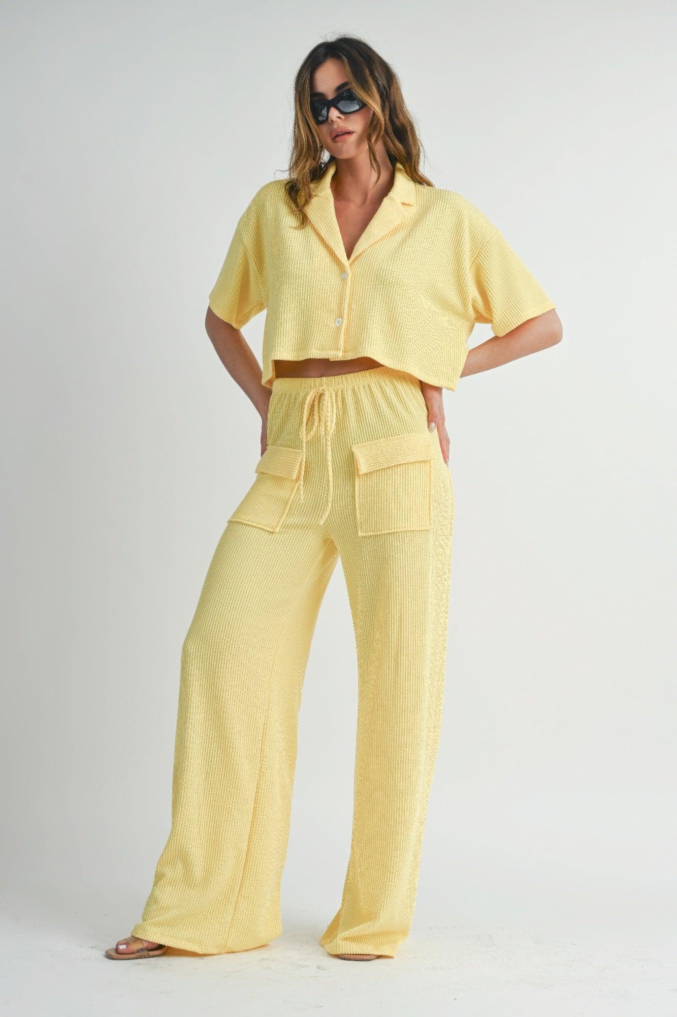 Button Up 2 Piece Set | Mixtshop LLC